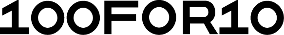 100 FOR 10 logo
