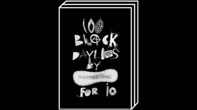 Black Daylies by Michael Luz – 100FOR10 art book No. 2, cover