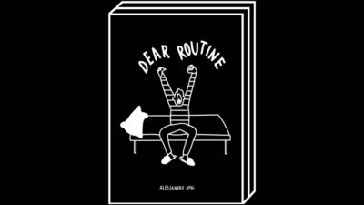 Dear Routine by Alessandro Apai – 100FOR10 art book No. 39, cover