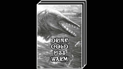 Drink cold piss warm by Anna McCarthy – 100FOR10 art book No. 45, cover