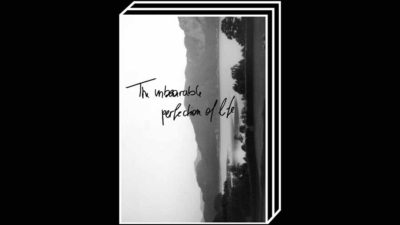 The Unbearable Perfection Of Life by Carolin Hirt – 100FOR10 art book No. 58, cover