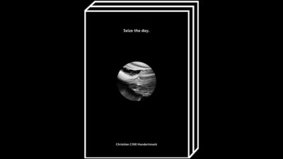 Seize The Day by Christian Hundertmark – 100FOR10 art book No. 100, cover