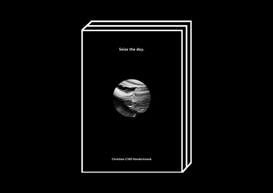 Seize The Day by Christian Hundertmark – 100FOR10 art book No. 100, cover