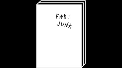 Junk by Fabian Fohrer – 100FOR10 art book No. 98, cover