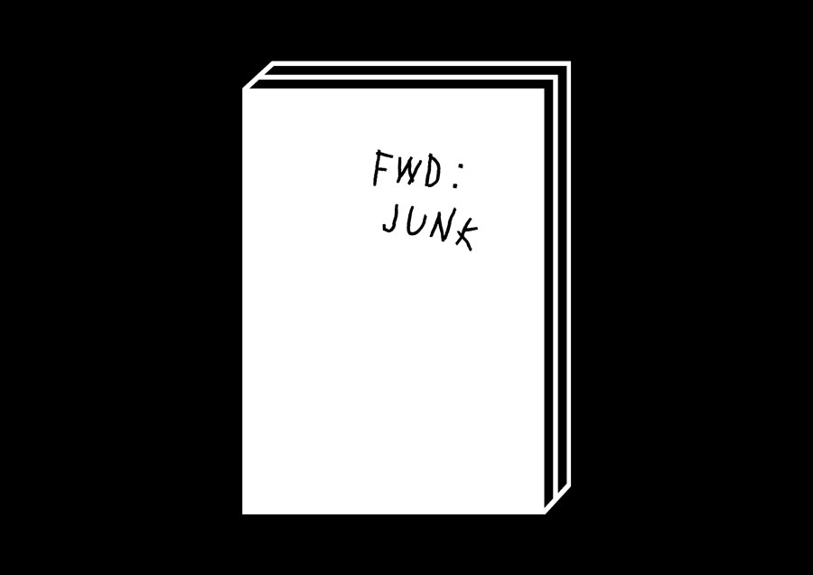 Junk by Fabian Fohrer – 100FOR10 art book No. 98, cover