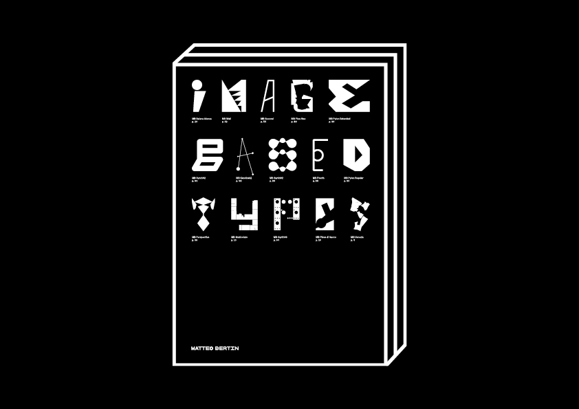 image based types by Matteo Bertin – 100FOR10 art book No. 118, cover