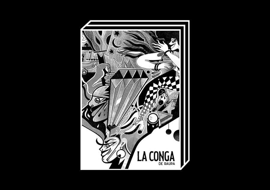 La Conga de Raupa by Raúl Valdes González – 100FOR10 art book No. 120, cover