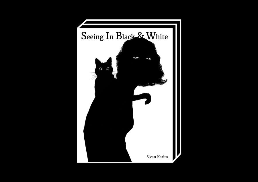 Seeing In Black & White by Sivan Karim – 100FOR10 art book No. 125, cover