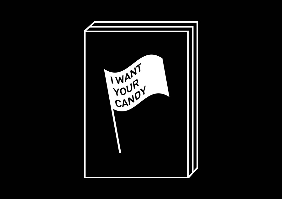 I want your candy by Florian Brugger – 100FOR10 art book No. 19, cover