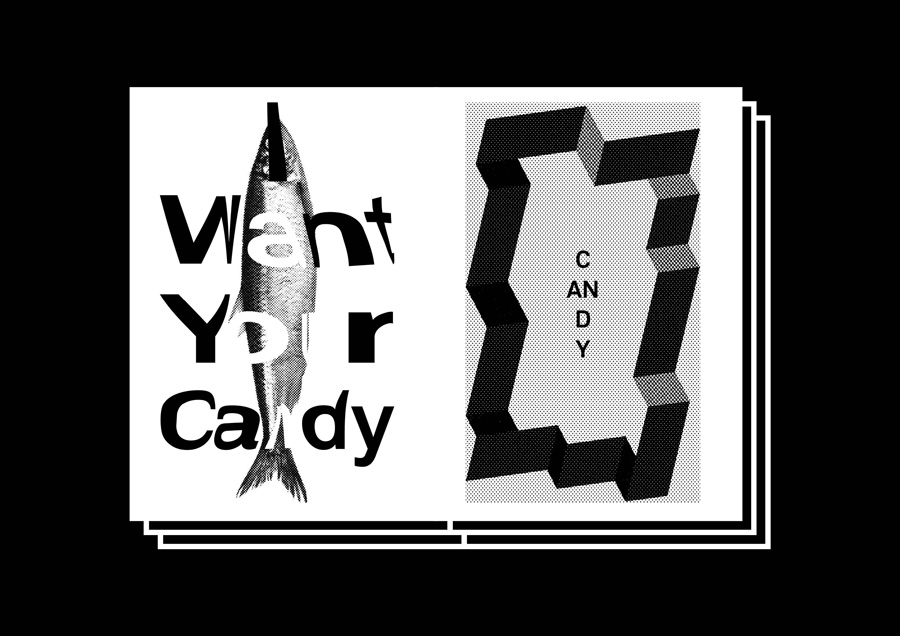 I want your candy by Florian Brugger – 100FOR10 art book No. 19, view 3