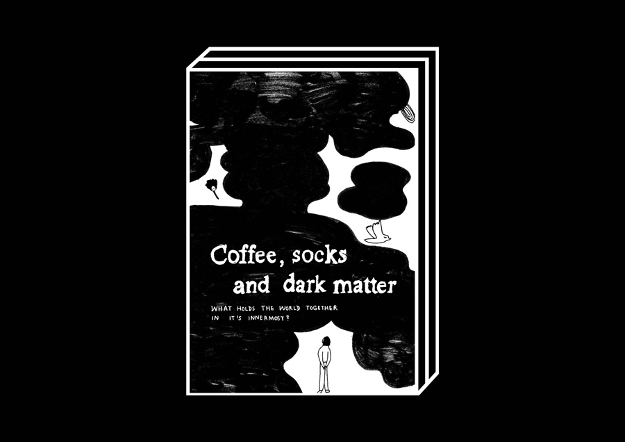 Coffee, Socks And Dark Matter by Lenia Hauser – 100FOR10 art book No. 69, cover