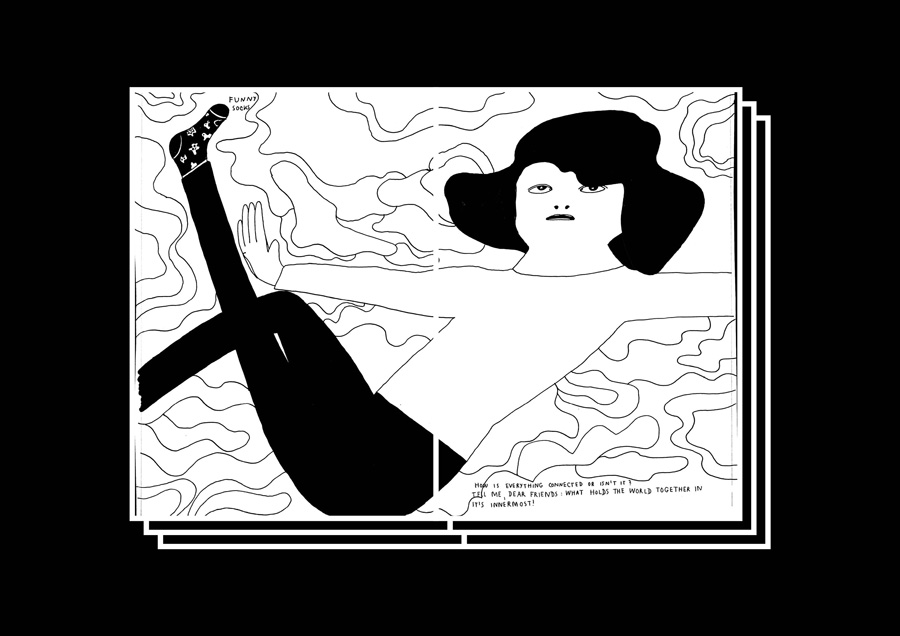 Coffee, Socks And Dark Matter by Lenia Hauser – 100FOR10 art book No. 69, view 6