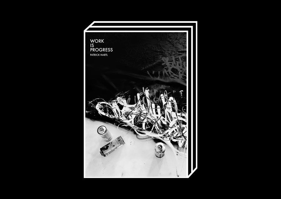 Work is Progress by Patrick Hartl – 100FOR10 art book No. 92, cover
